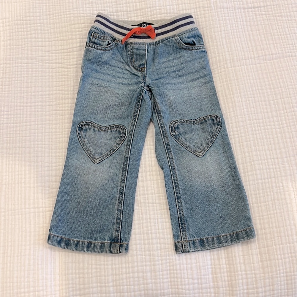 Mini Boden Heart Pocket Jeans